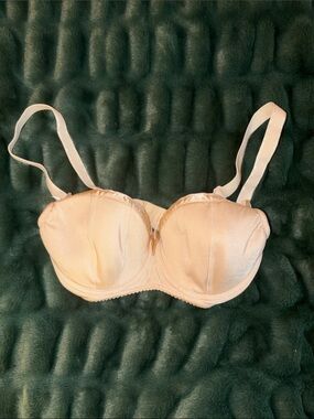 Comexim Smooth Nude Underwire Balconette Bra with Adjustable Straps 30FF